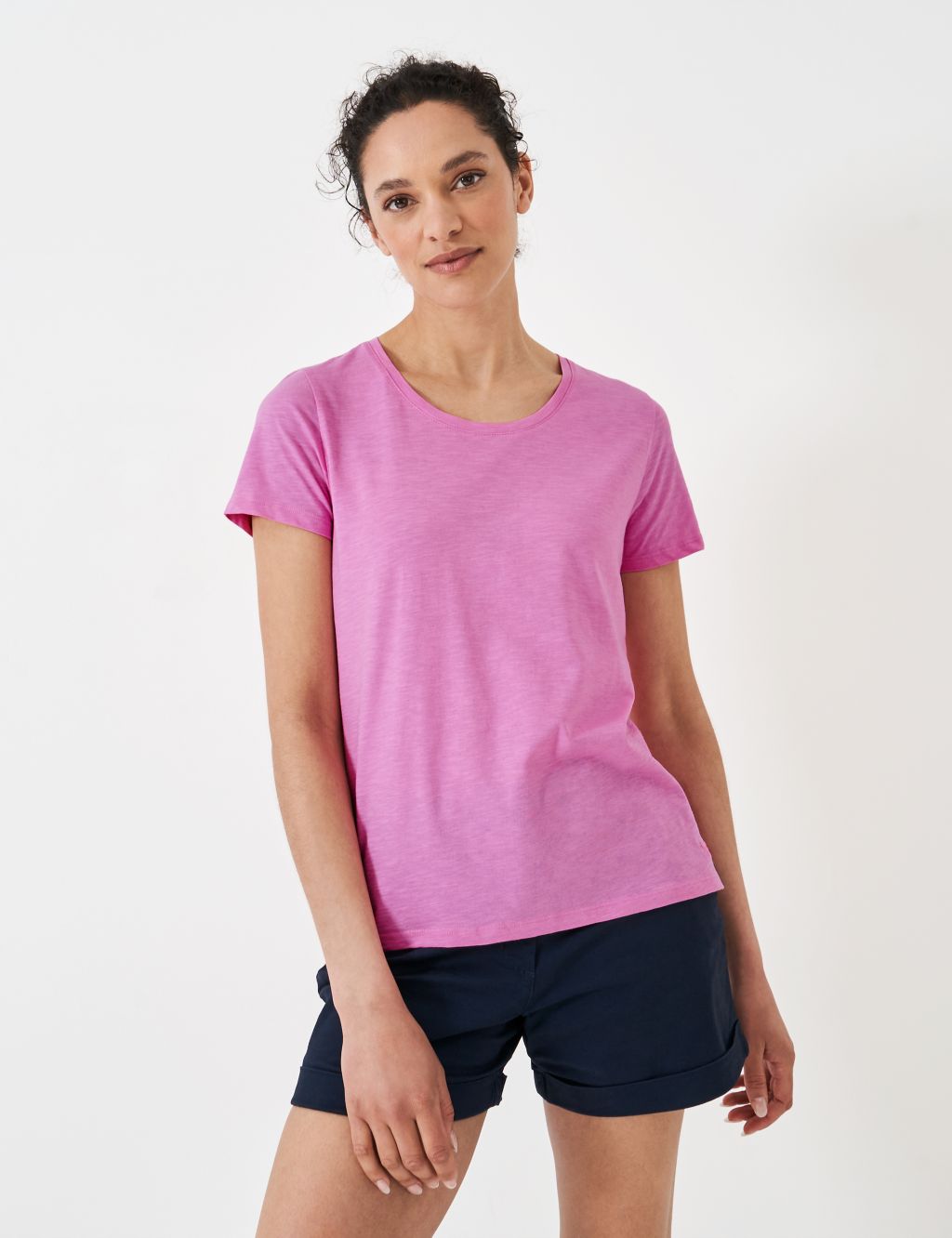 Pure Cotton Scoop Neck T-Shirt 3 of 5