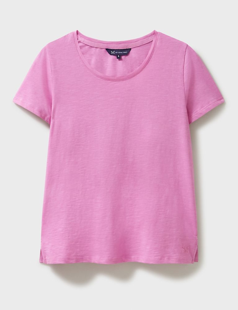 Pure Cotton Scoop Neck T-Shirt 2 of 5
