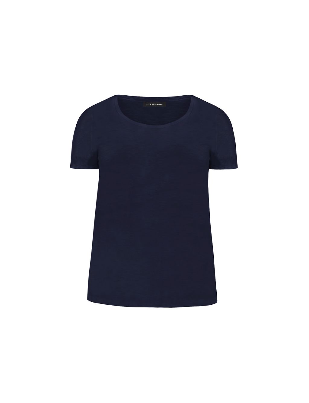 Pure Cotton Scoop Neck T-Shirt 1 of 6