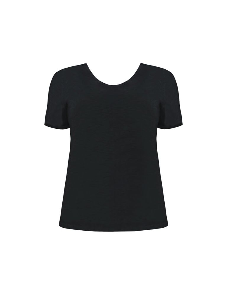 Pure Cotton Scoop Neck T-Shirt 2 of 4