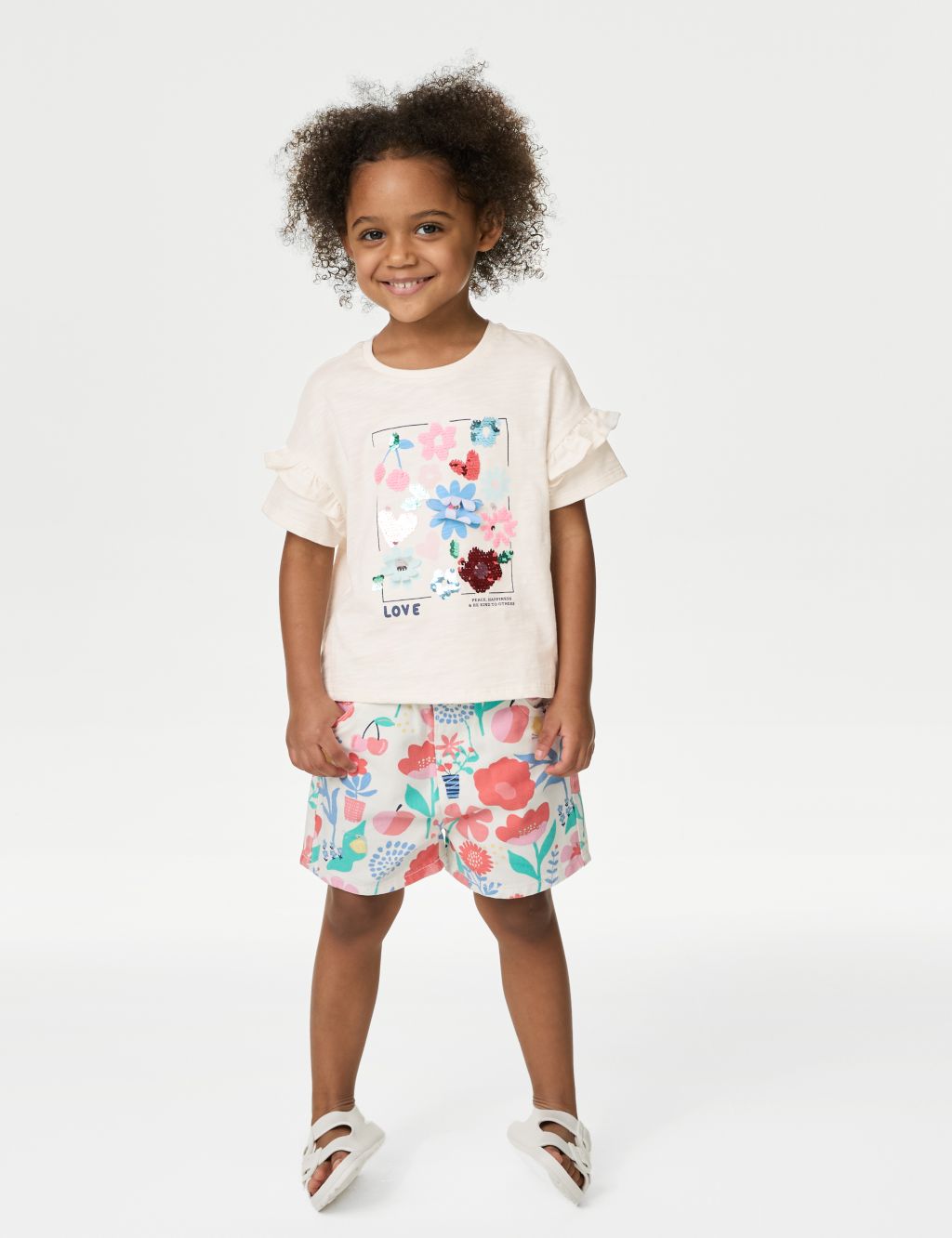 Pure Cotton Sequin T-Shirt (2-8 Yrs) 7 of 8