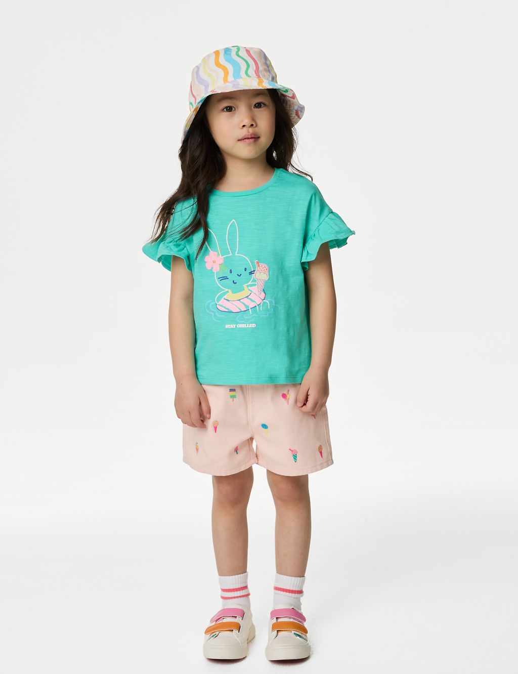 Pure Cotton Sequin T-shirt (2-8 Yrs) 4 of 6