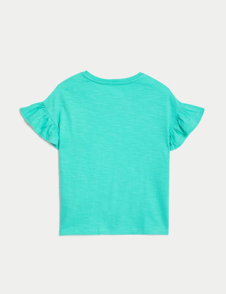 Pure Cotton Sequin T-shirt (2-8 Yrs) 6 of 6