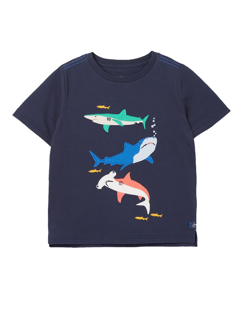 Pure Cotton Shark T-Shirt (2-12 Yrs) | Joules | M&S