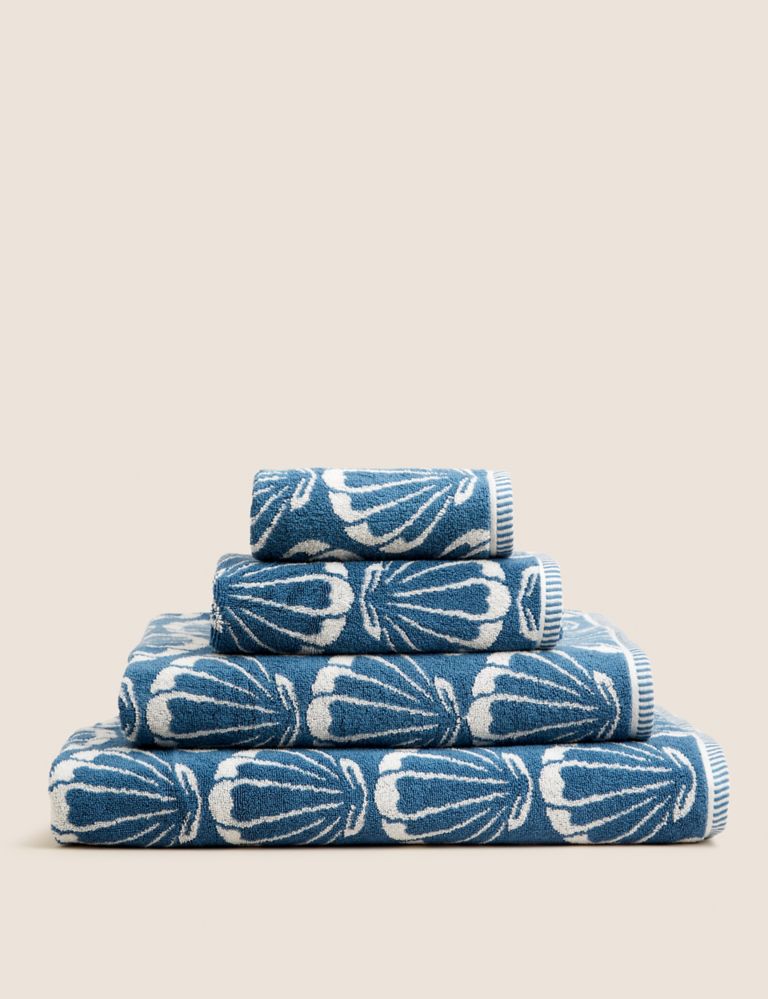 Pure Cotton Shell Jacquard Towel 3 of 6