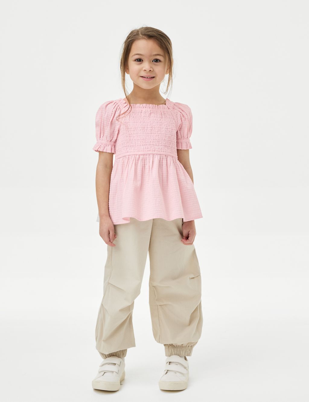 Pure Cotton Shirred Top (2-8 Yrs) 2 of 4