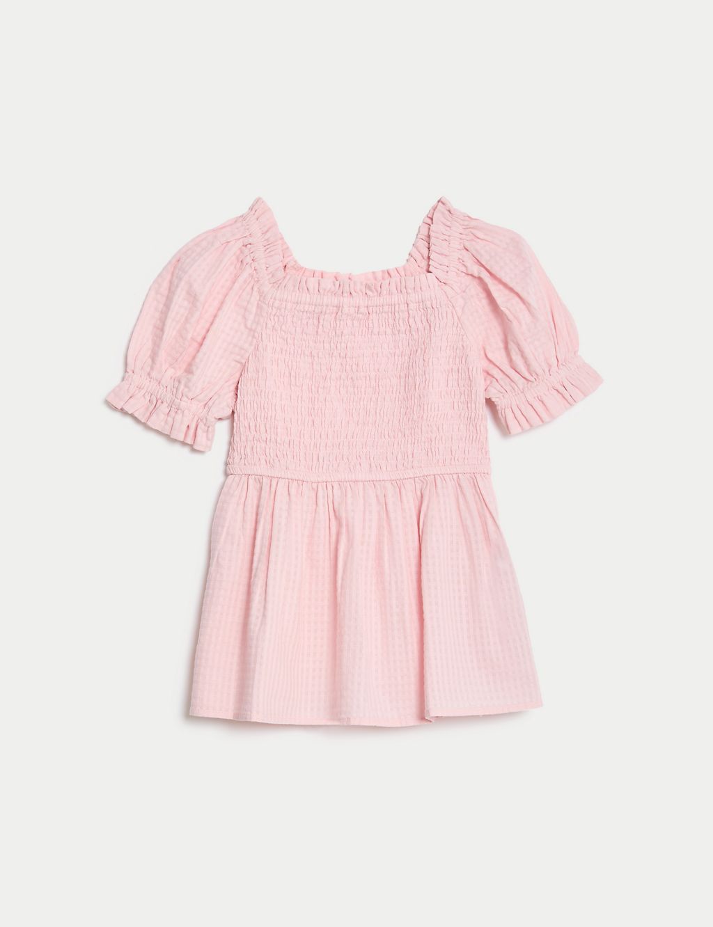 Pure Cotton Shirred Top (2-8 Yrs) 1 of 4