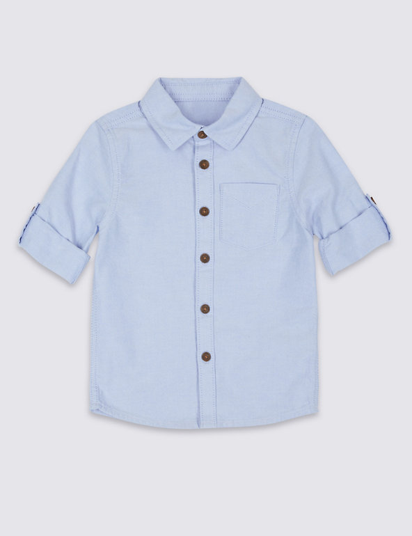 Pure Cotton Shirt (3 Months - 5 Years) Image 1 of 2