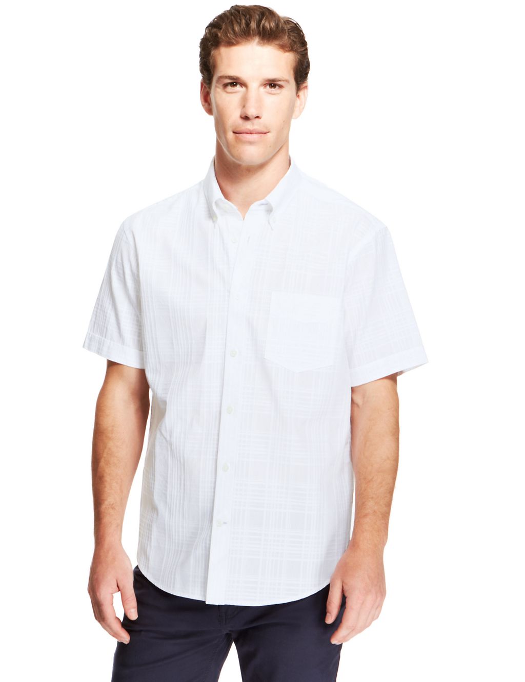 Pure Cotton Shirt with Pocket 3 of 4