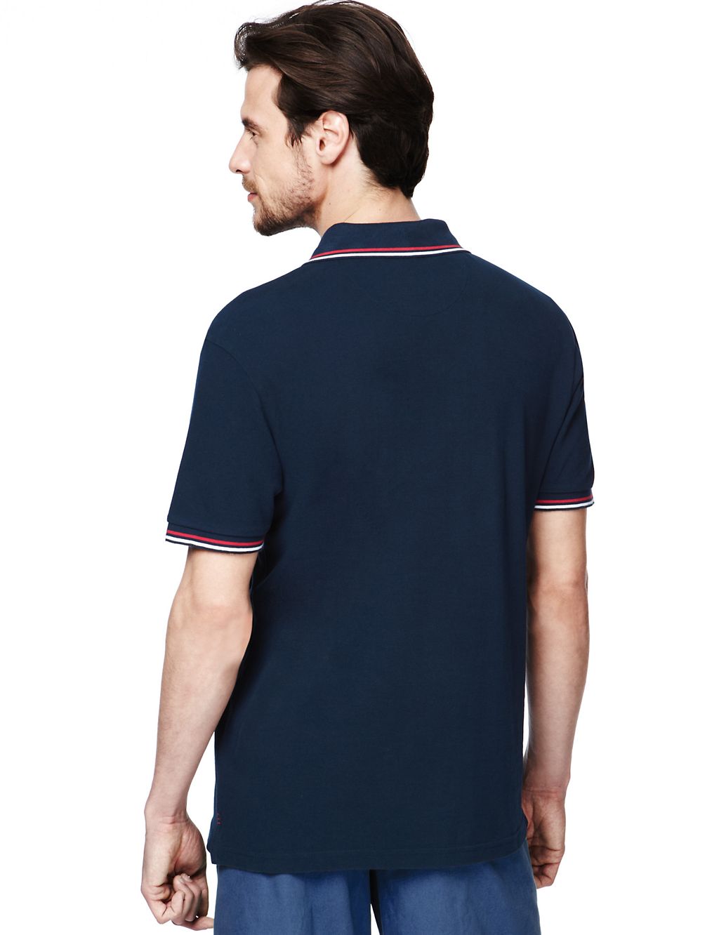 Pure Cotton Short Sleeve Polo Shirt 2 of 5