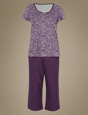 Pure Cotton Short Sleeve Pyjamas Image 2 of 6