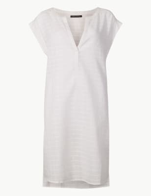 pure cotton shirt beach dress