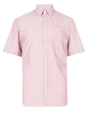 Pure Cotton Short Sleeve Shirt Image 2 of 5