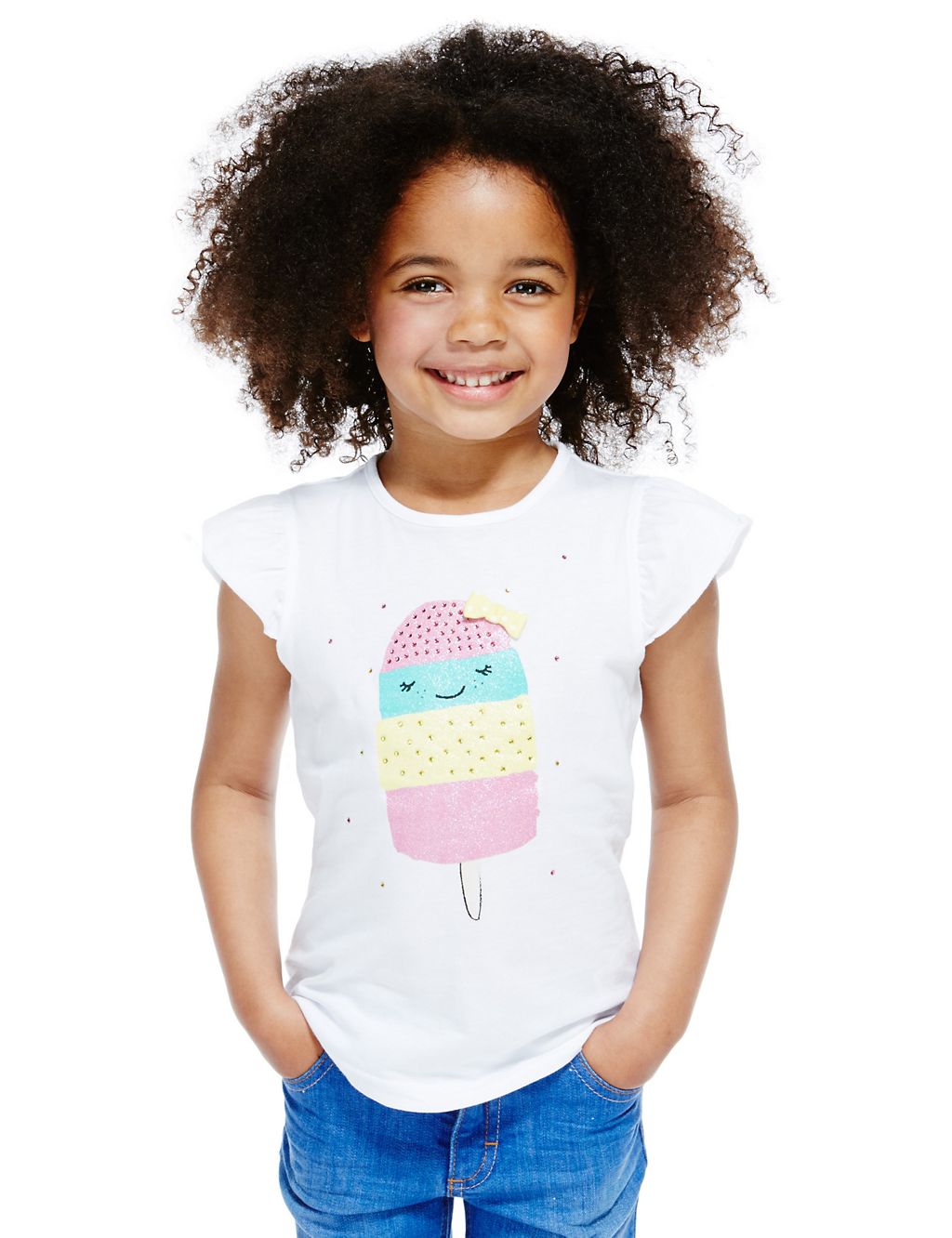 Pure Cotton Short Sleeve T-Shirt (1-7 Years) 3 of 3