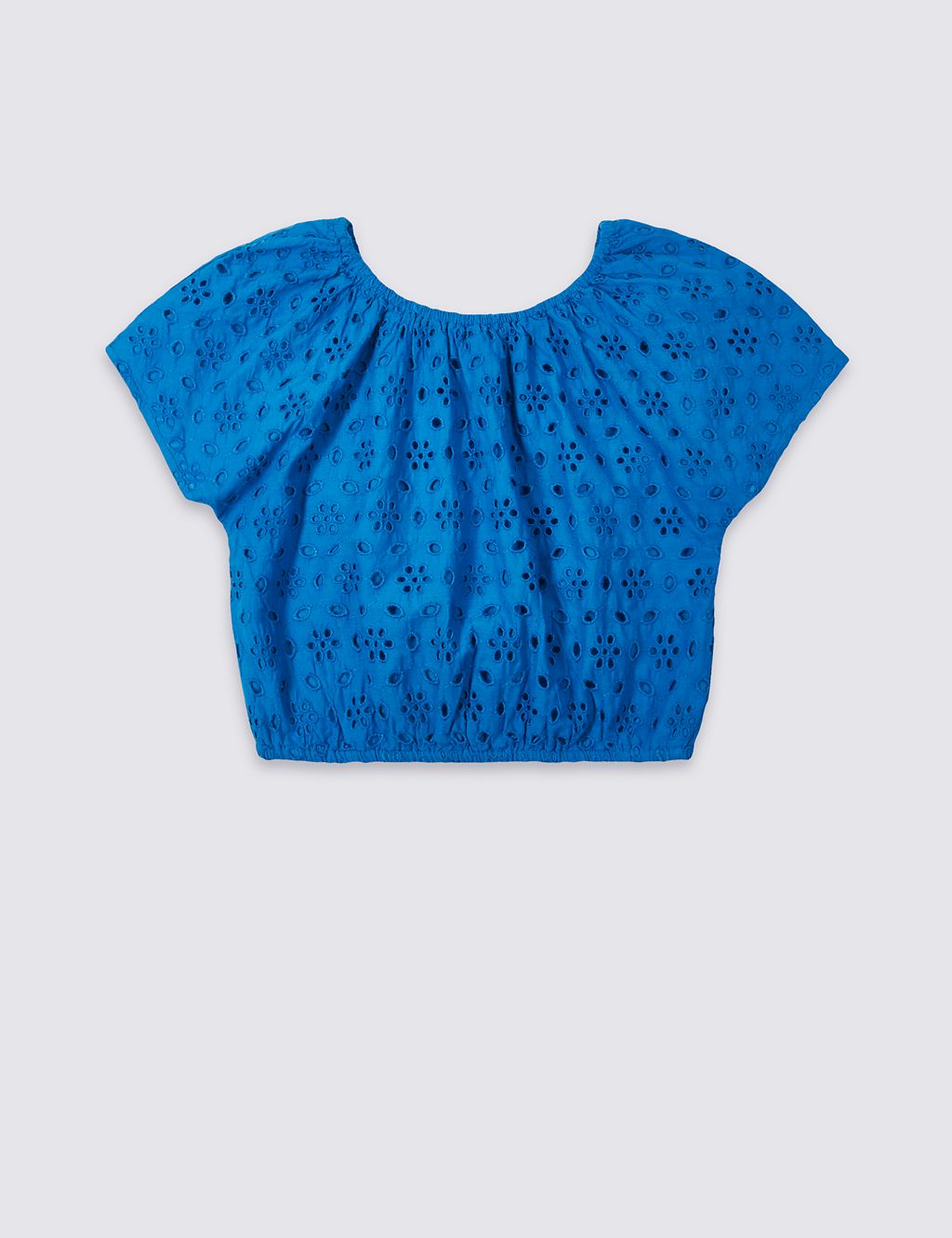 Pure Cotton Short Sleeve Top (3-14 Years) 1 of 5