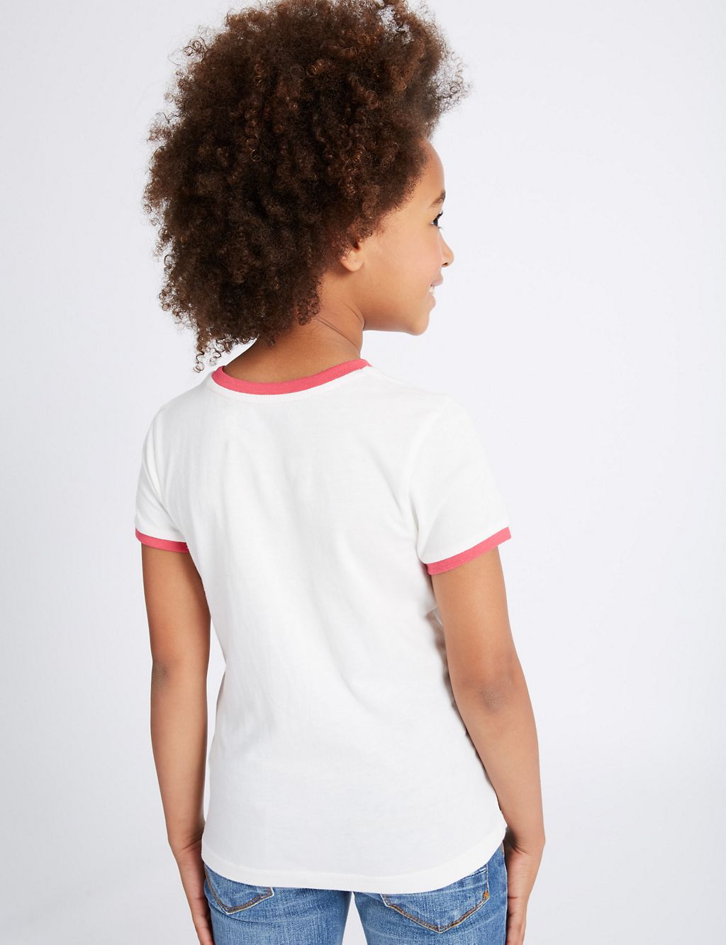 Pure Cotton Short Sleeve Top (3-14 Years) 2 of 5