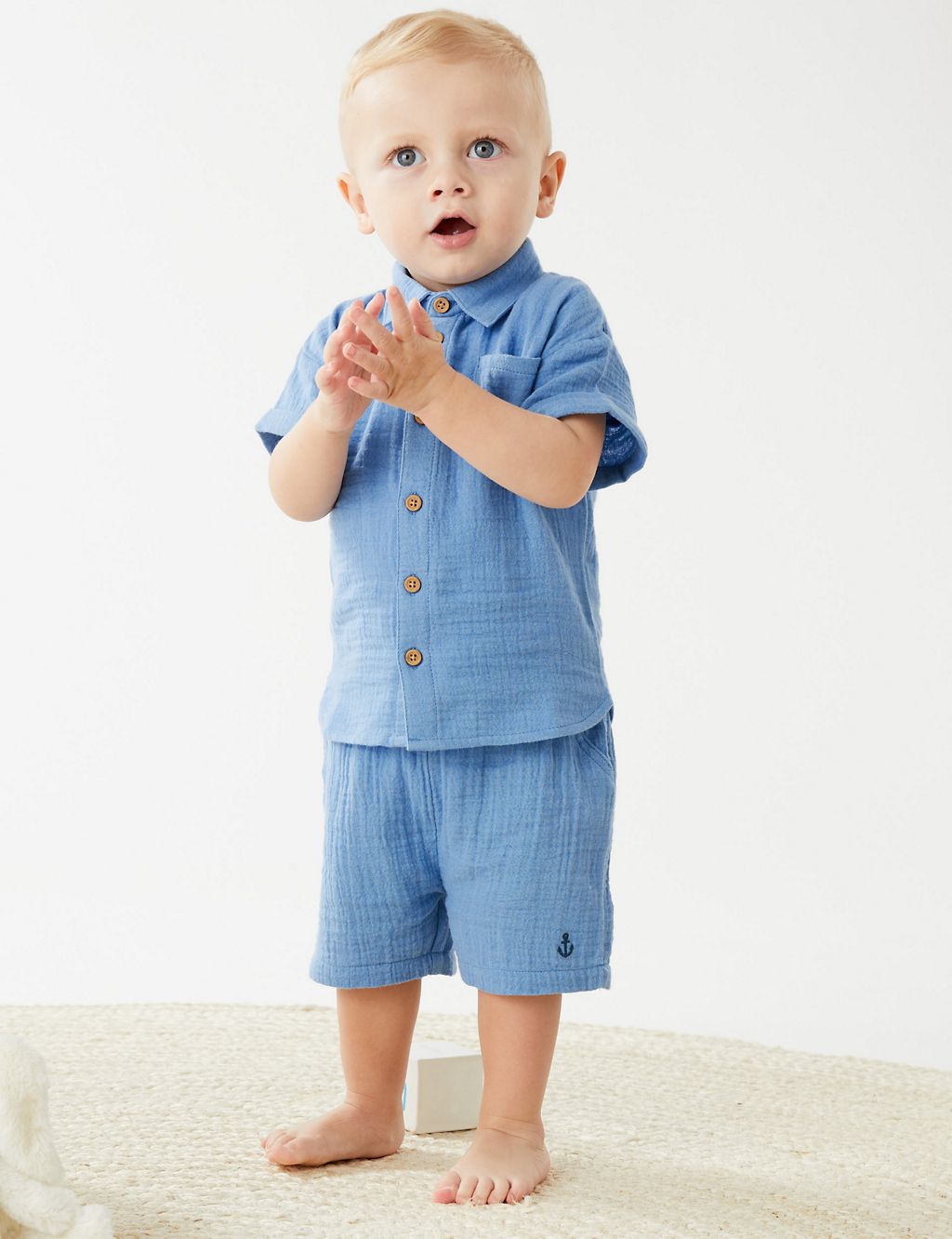 Pure Cotton Shorts (0-3 Yrs) 3 of 6