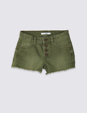 Pure Cotton Shorts (3-16 Years) Image 2 of 4