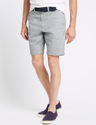 m&s mens denim shorts