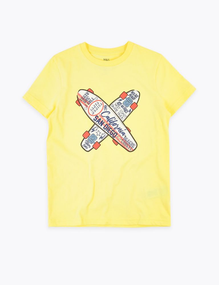Pure Cotton Skater T-Shirt (6-16 Yrs) 2 of 4