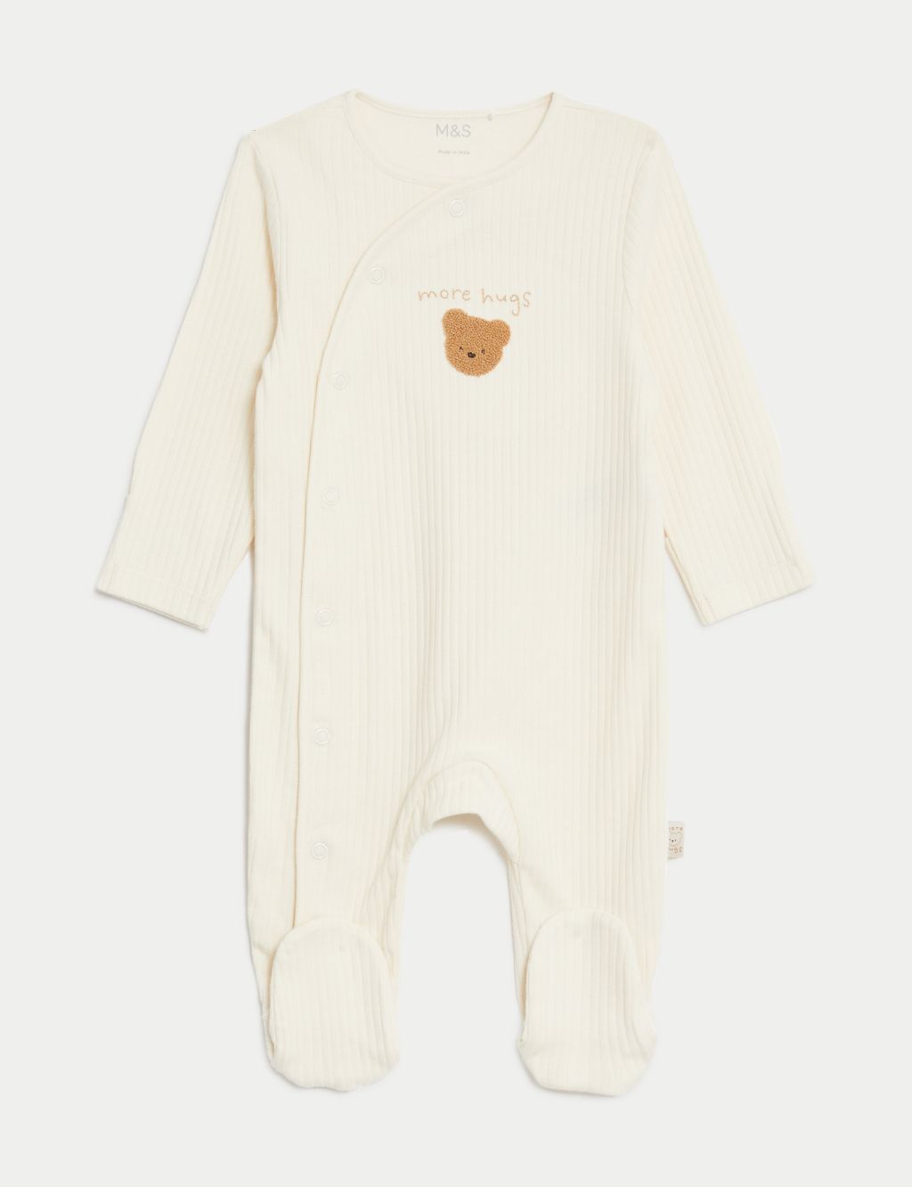 Pure Cotton Sleepsuit (6½lbs-3 Yrs) 1 of 5