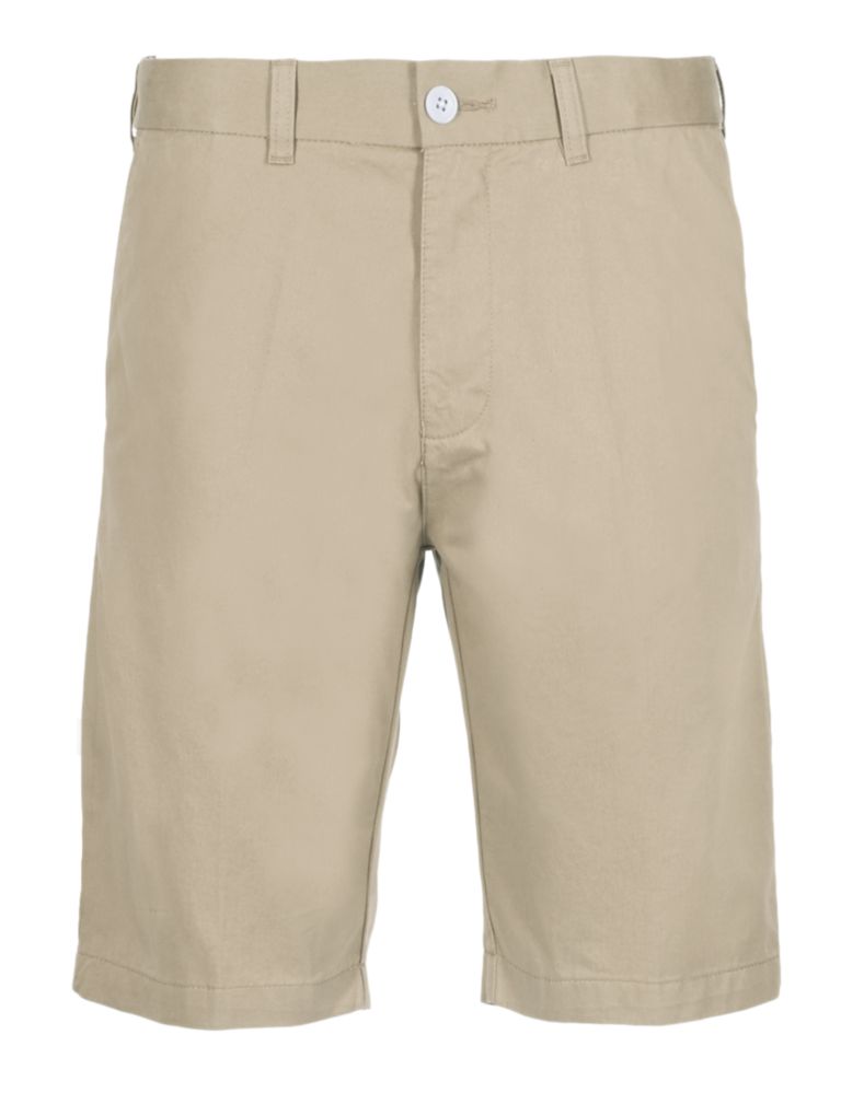 Pure Cotton Slim Fit Active Waistband Chino Shorts with Stormwear™ 2 of 3