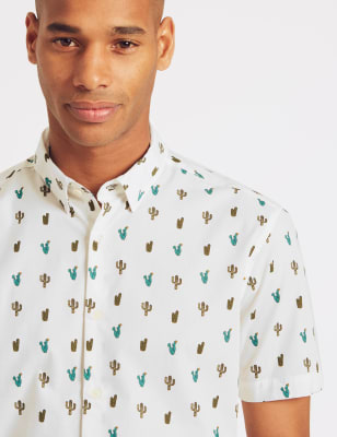 cactus print tee