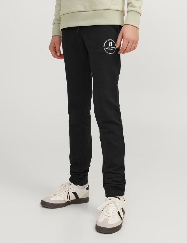 Pure Cotton Slim Fit Joggers (8-16 Yrs) 3 of 7