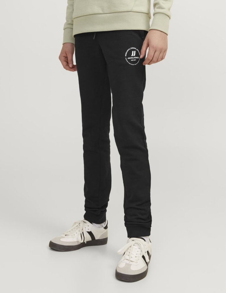 Pure Cotton Slim Fit Joggers (8-16 Yrs) 3 of 7