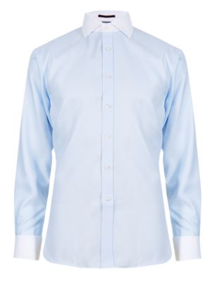 Pure Cotton Slim Fit Non-Iron Winchester Shirt Image 2 of 5