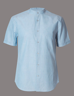 Pure Cotton Slim Fit Shirt Image 2 of 4