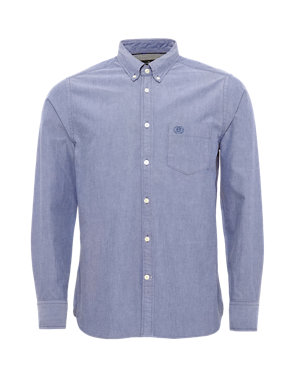 Pure Cotton Slim Fit Shirt Image 2 of 5