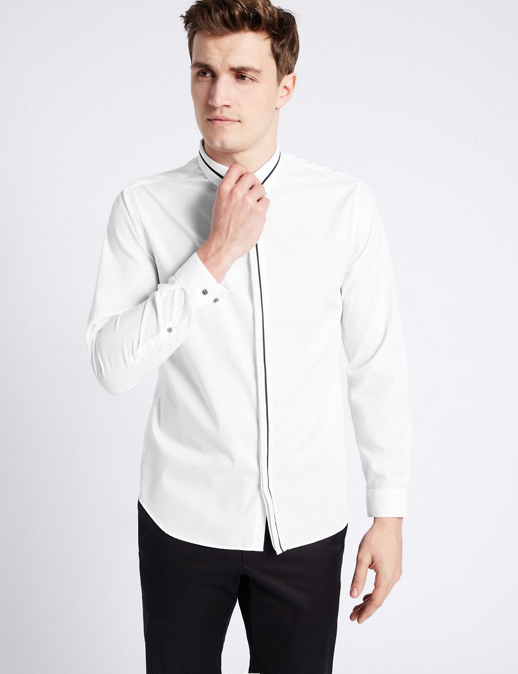 Pure Cotton Slim Fit Shirt 3 of 4