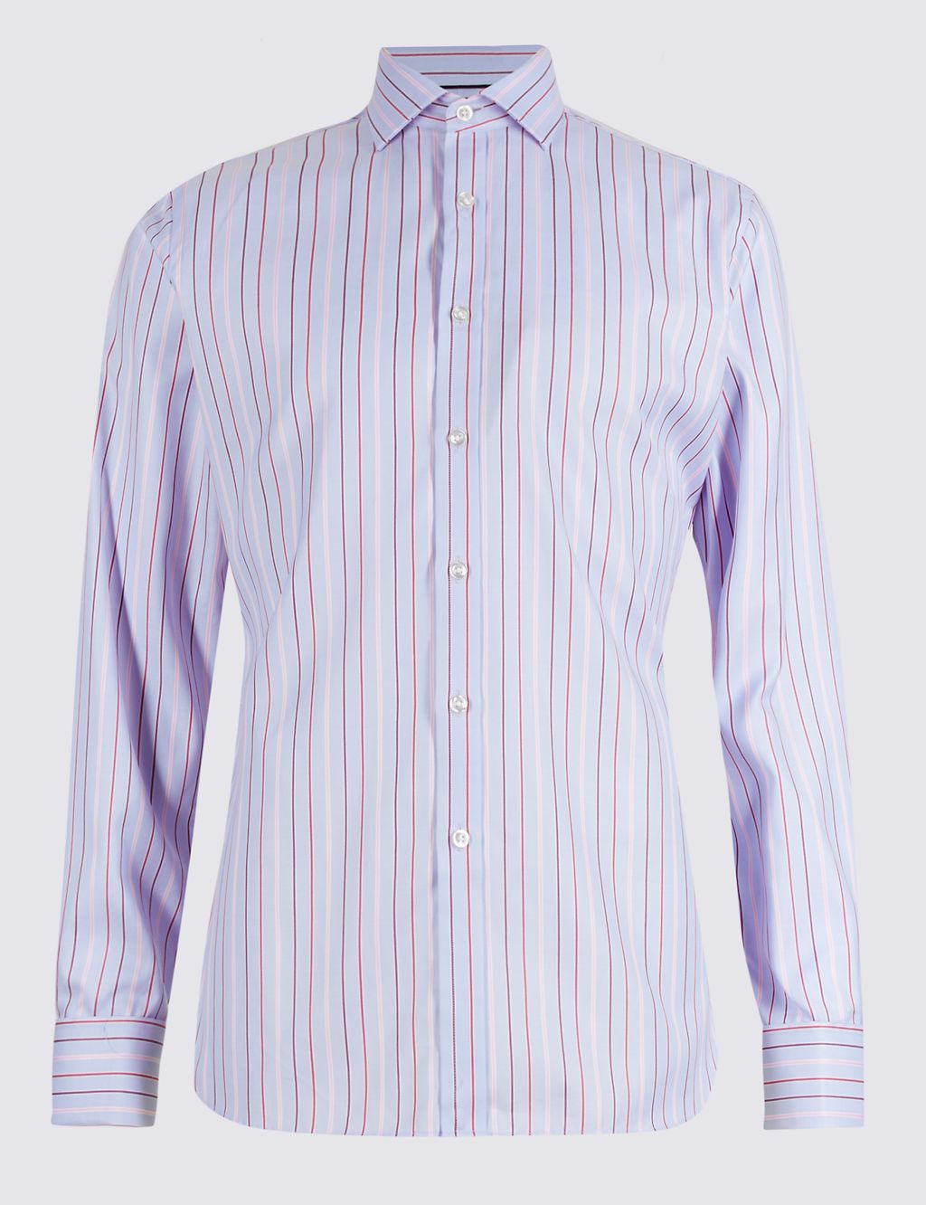 Pure Cotton Slim Fit Striped Shirt 1 of 5