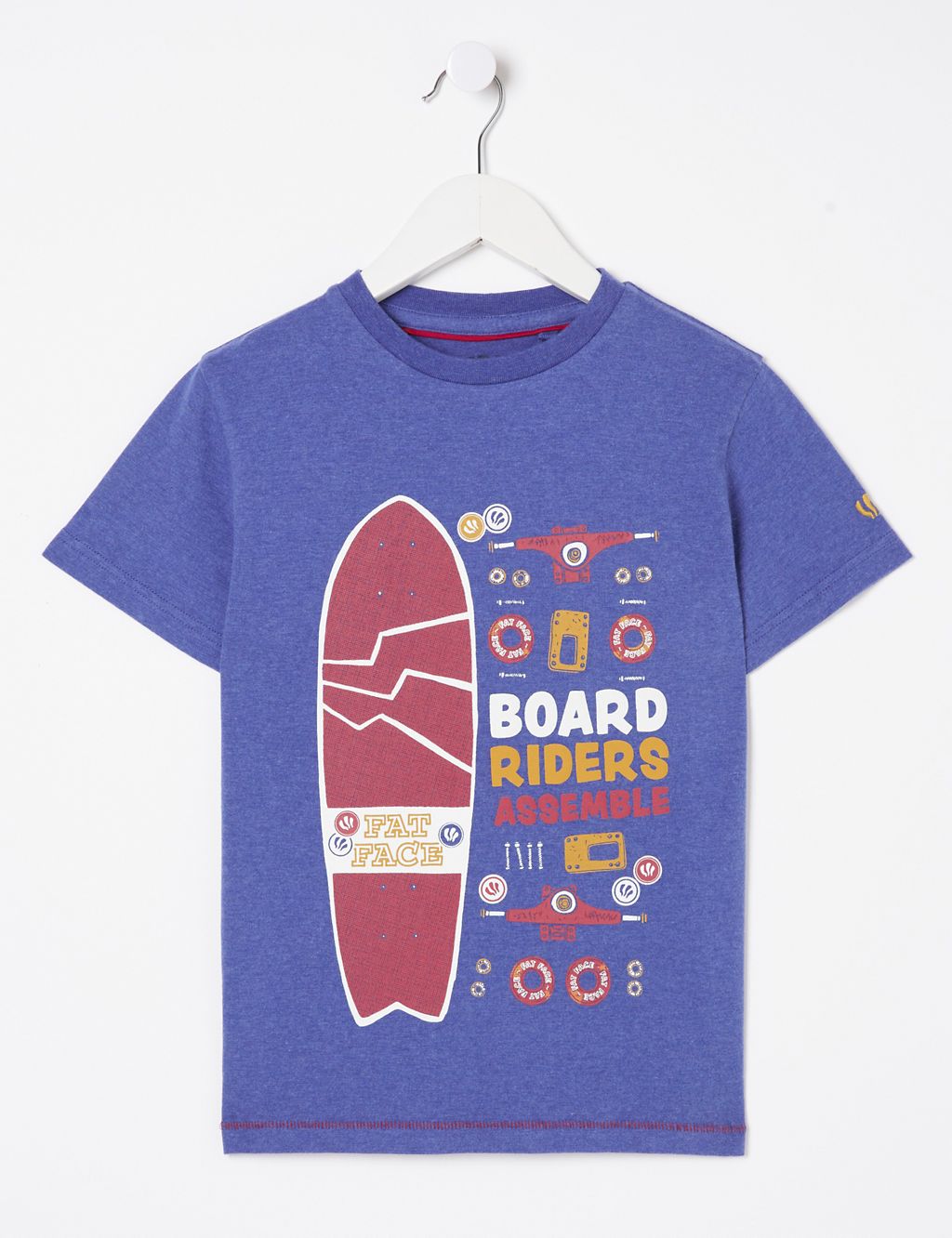 Pure Cotton Slogan Surfer T-Shirt (3-13 Yrs) 1 of 4