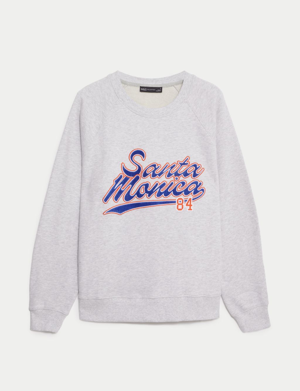 Pure Cotton Slogan Sweatshirt | M&S Collection | M&S