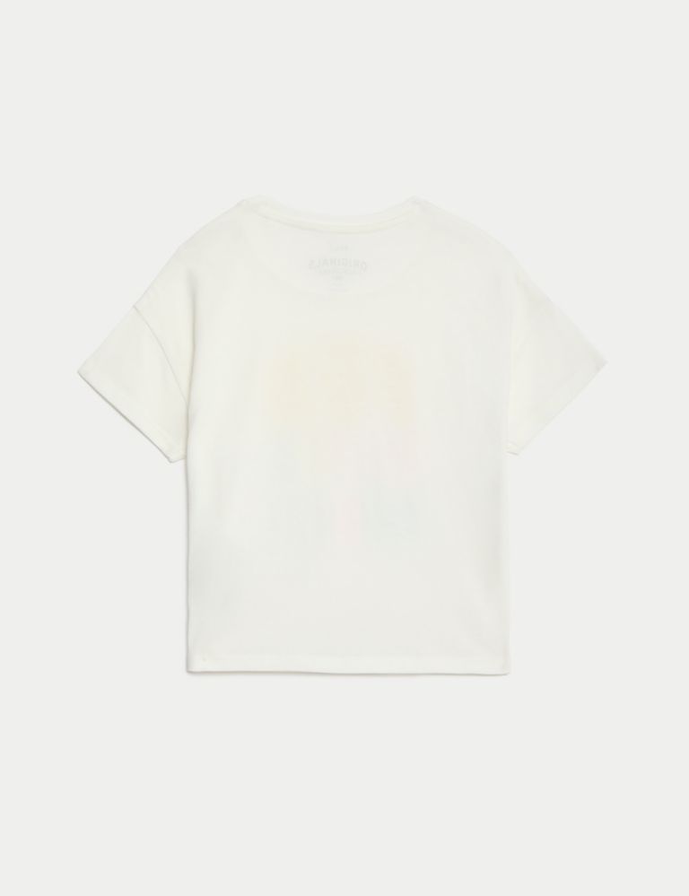 Pure Cotton Slogan T-Shirt (2-8 Yrs) 3 of 3