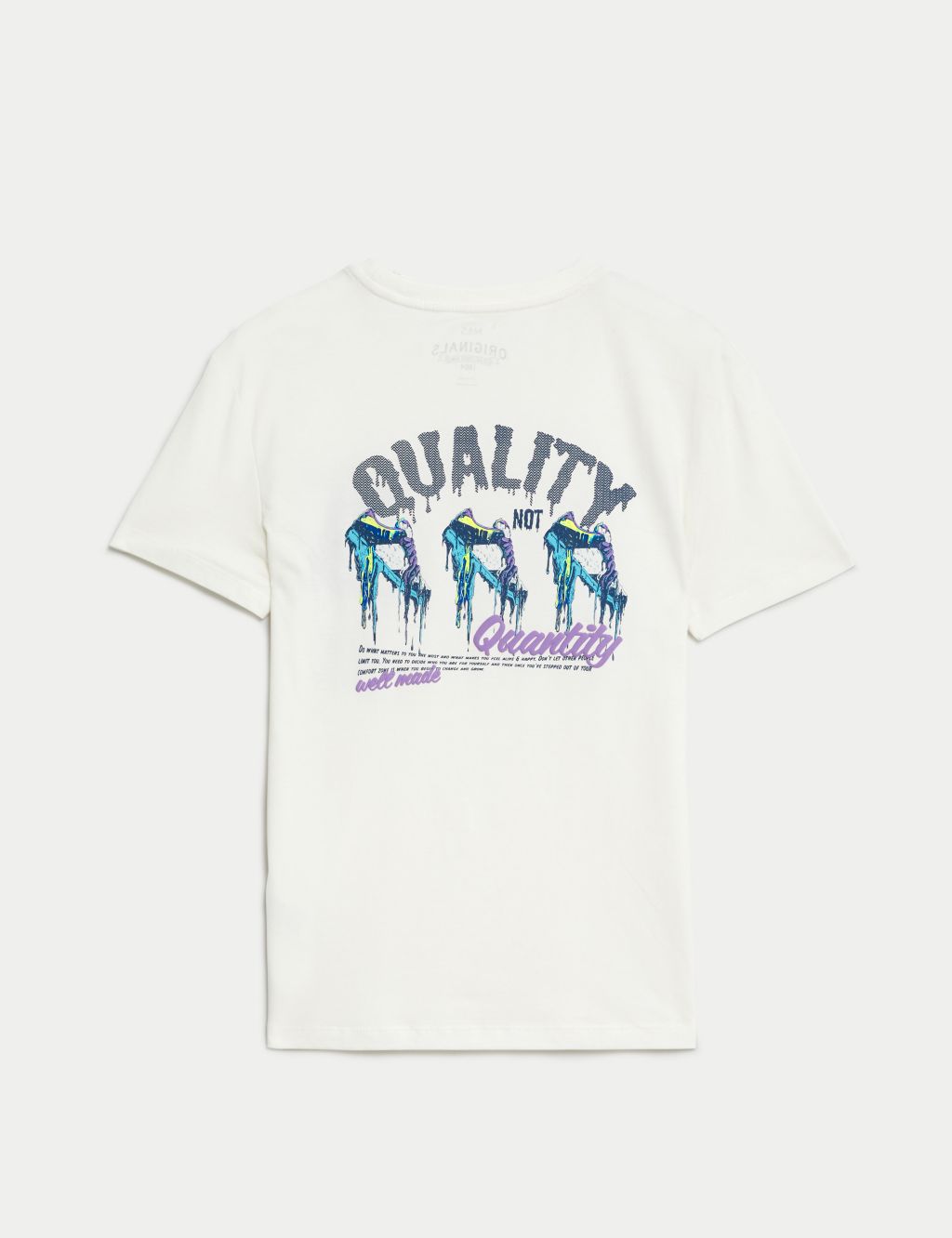 Pure Cotton Sneaker Graphic T-Shirt (6-16 Yrs) 2 of 2