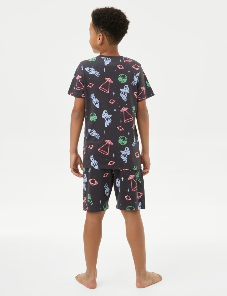 Pure Cotton Space Pyjamas (7-14 Yrs) 3 of 5