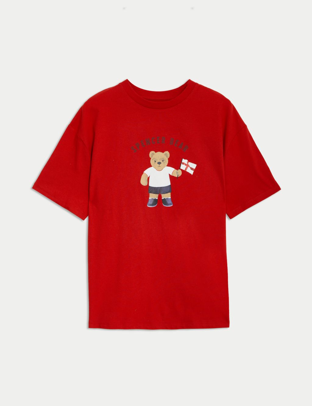 Pure Cotton Spencer Bear™ England T-Shirt (6-16 Yrs) 3 of 3