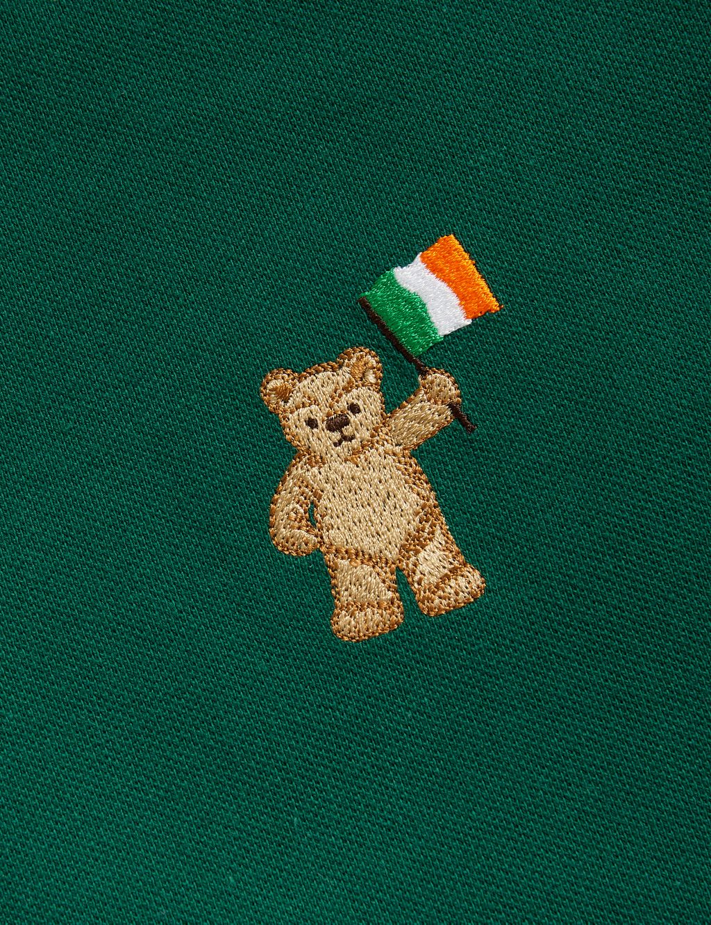 Pure Cotton Spencer Bear™ Ireland Polo Shirt 6 of 6