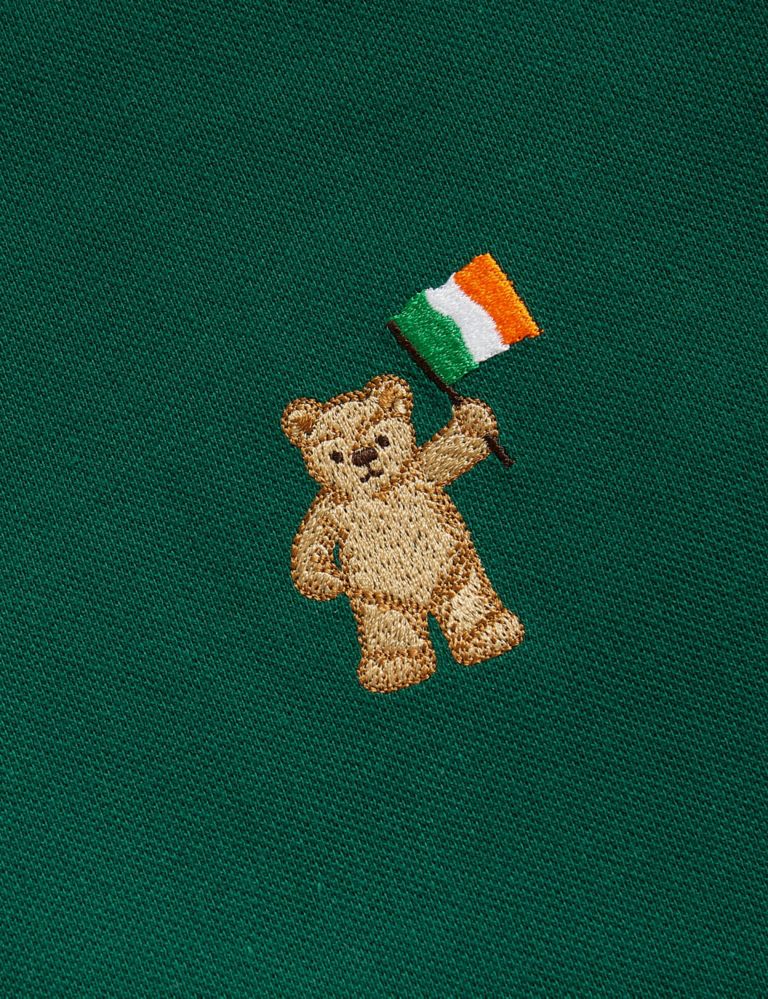Pure Cotton Spencer Bear™ Ireland Polo Shirt 6 of 6