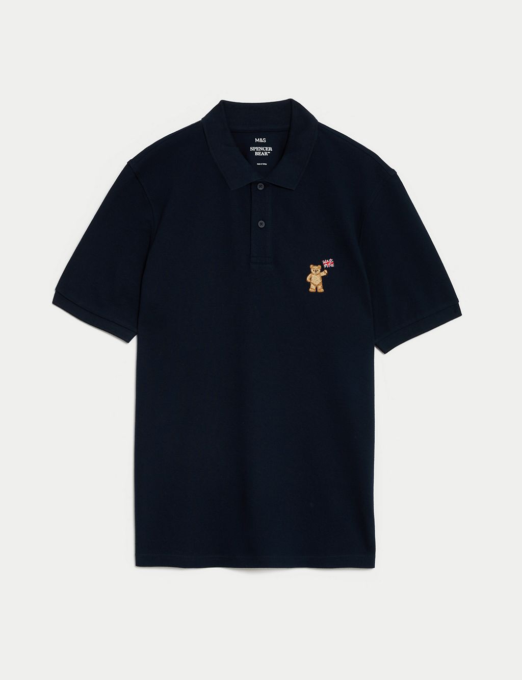 Pure Cotton Spencer Bear™ Polo Shirt 1 of 6