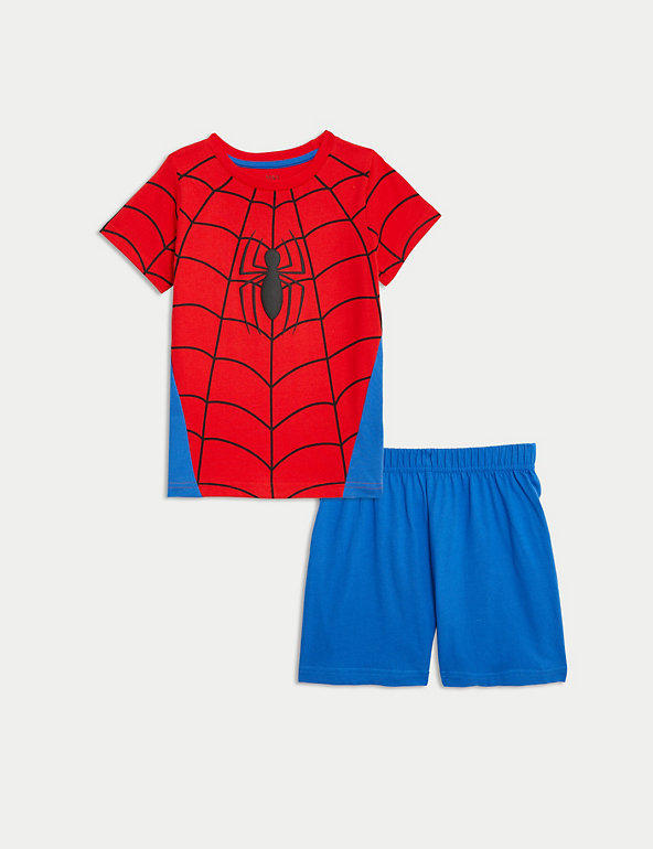 Pure Cotton Spider-Man™ Pyjamas (2-8 Yrs) Image 1 of 2