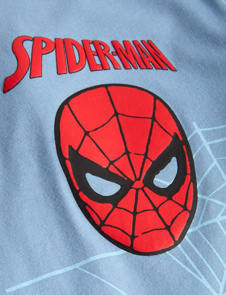 Pure Cotton Spider-Man™ Pyjamas (2-8 Yrs) 2 of 2