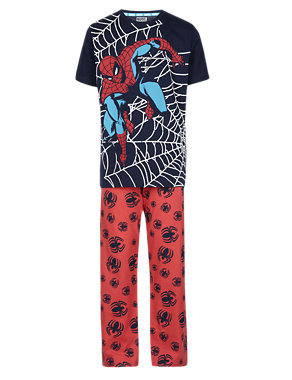 Pure Cotton Spider-Man™ Pyjamas Image 2 of 4