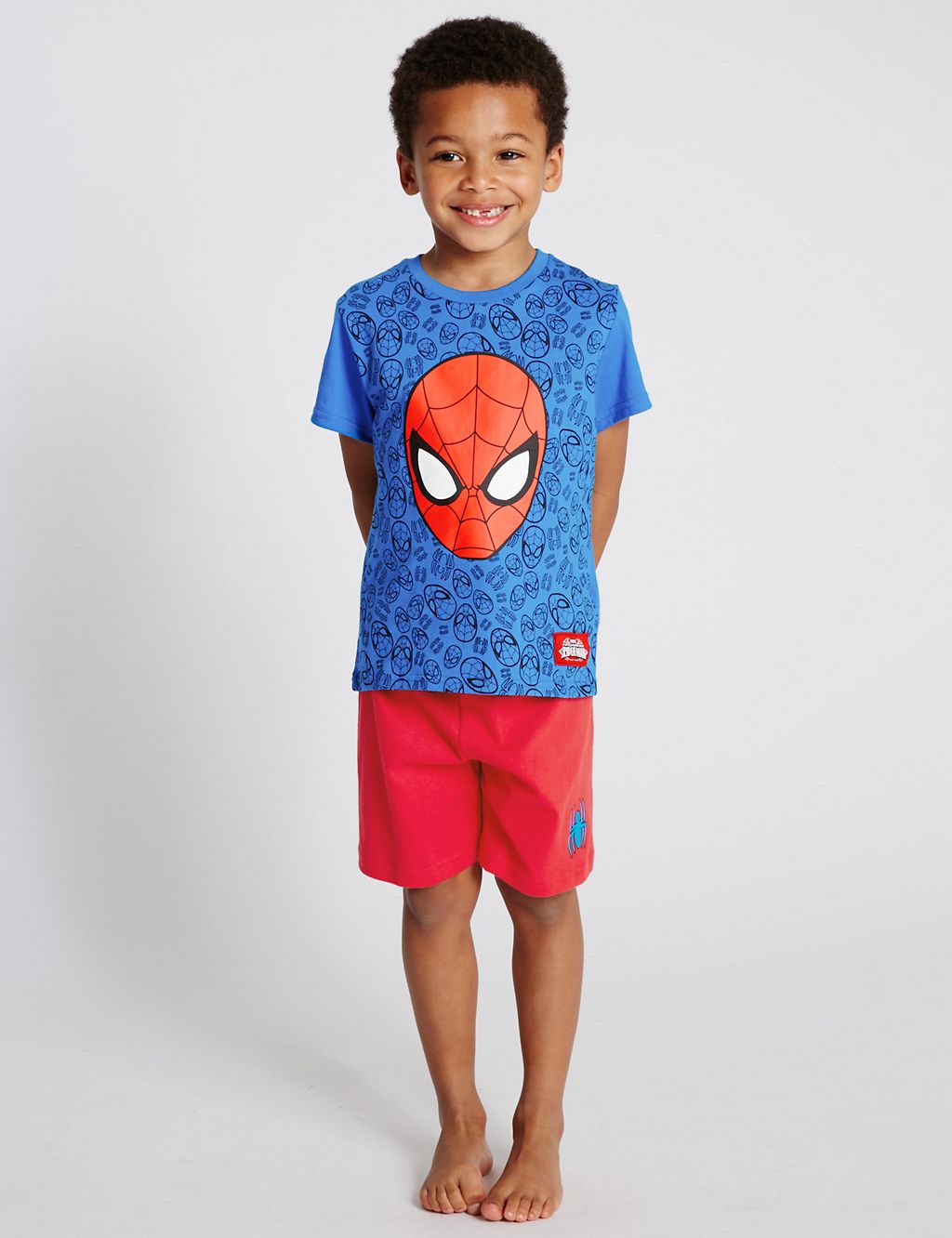 Pure Cotton Spider-Man™ Short Pyjamas (1-7 Years) 3 of 4