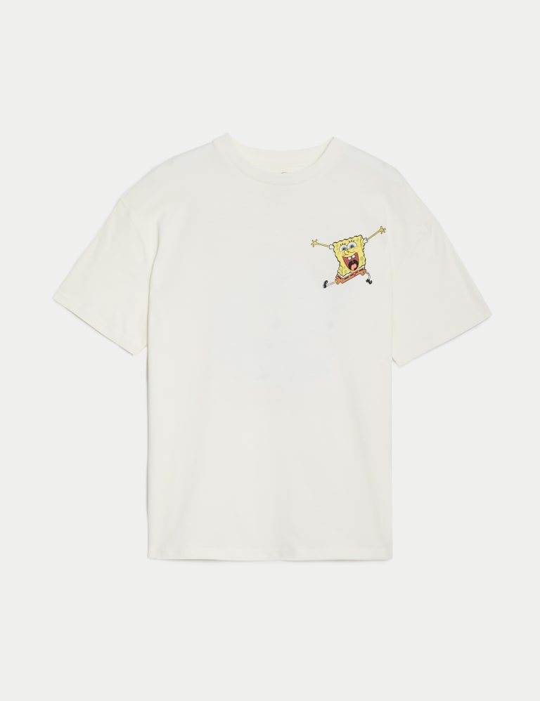 Pure Cotton SpongeBob SquarePants T Shirt 6 16 Yrs
