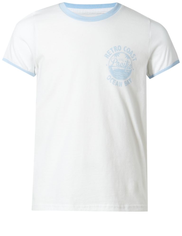 Pure Cotton Sporty T-Shirt (5-14 Years) 4 of 5
