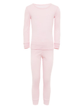Pure Cotton Spotted Pyjamas with Skinkind™ Image 2 of 4